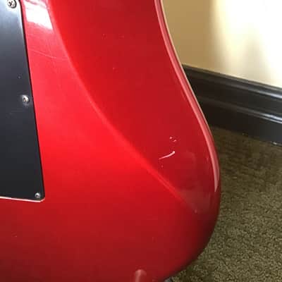 *Very Rare* Vintage Kramer USA Pacer 1980s Candy Apple Red Gloss Floyd Rose Seymour Duncan Schaller image 7