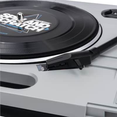 Reloop SPiN | Portable Turntable with Bluetooth & USB Recording | Includes 7in Scratch Vinyl & Crossfader image 10