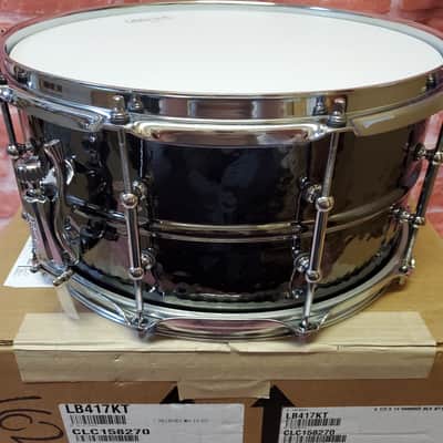 Ludwig *Pre-Order* Black Beauty Brass 6.5x14" Hammered Shell Snare Drum Tube Lugs LB417KT | Made in the USA | Special Order | Authorized Dealer image 9