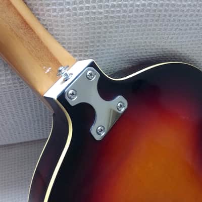 Eko Violin Bass, Left handed, Sunburst 1960s image 7