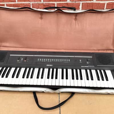 Seiko DS-101 Digital Keyboard + Case Synthesizer Vintage Rare Synth DS101 as-is image 2
