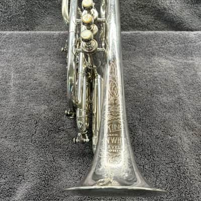Unique Vintage King Cornet by HN White image 4