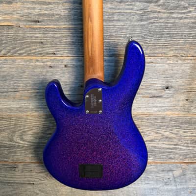 Ernie Ball Music Man StingRay Special Bass Guitar - Violet Sparkle Burst image 6
