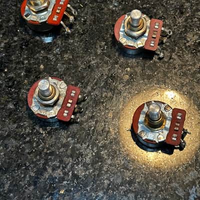Vintage 1973 Fender Telecaster Deluxe Matching Pot Set image 2