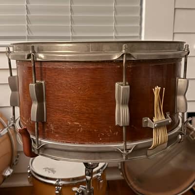 WFL / Ludwig 6.5x14 (8-Lug) Auditorium Snare Drum - Mahogany Lacquer image 4