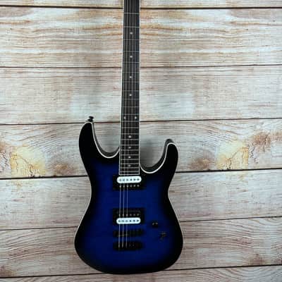 Dean MDX X Quilt Maple Electric Guitar Transparent Blue Burst - copy image 10
