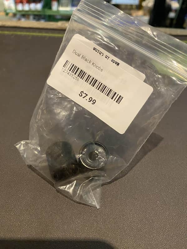 Dual Black Knobs (set of two) image 1