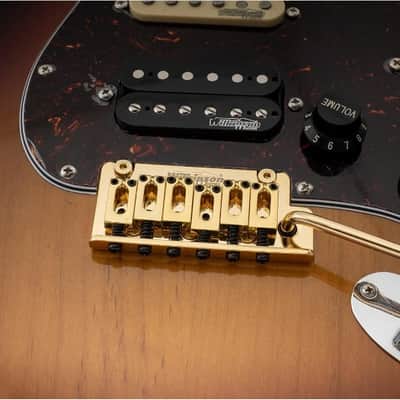54mm (2-1/8 inch) 2-Point ST Guitar Tremolo Bridge for Fender MIJ/MIK Strat Guitar, Chrome image 6