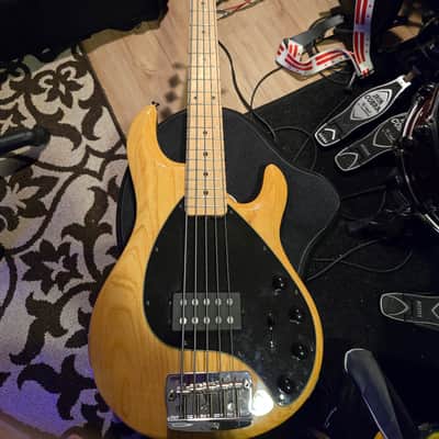Sterling StingRay Ray35 string bass -- Natural Ash image 1