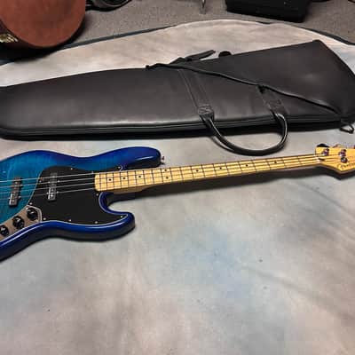 2024 Fender Player II Plus Top Jazz Bass Special Edition Blue Burst Flame image 12