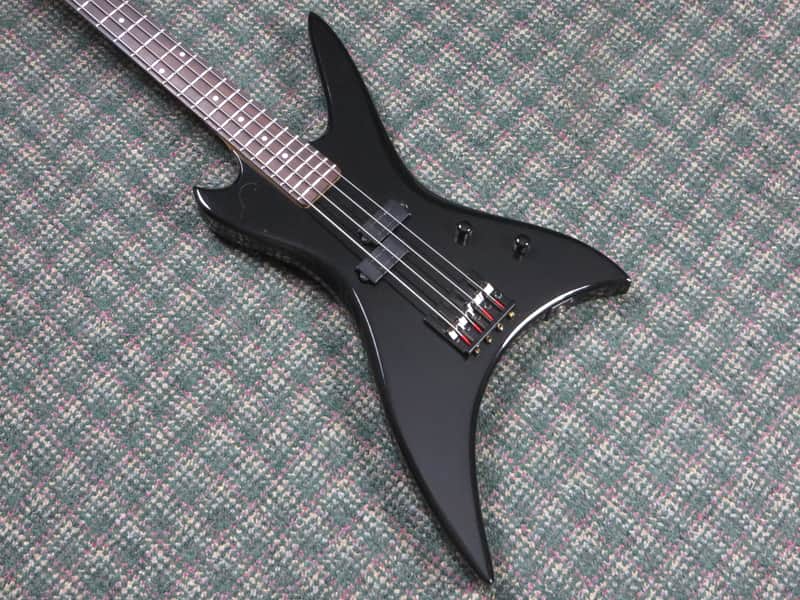 1990s BC Rich Platinum Series Stealth Bass Black! w/B.C. Rich Coffin Case image 1