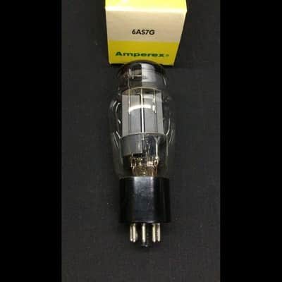 NOS AMPEREX 6AS7G (6080) Power Amplifier VACUUM TUBE Tested S.9753 image 3