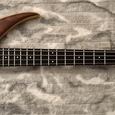 TUNE Japan TWXT-4 Tremolo Bass - 2000s - Locking Tuners - Neck-Thru - Active - Whammy Bar - MIJ -  4-String Bass - Natural Walnut image 8