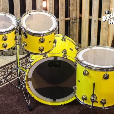 DW Collector's Maple Tony Williams Yellow Drum Set - 22, 10, 12, 16 SO# 1099565 image 6