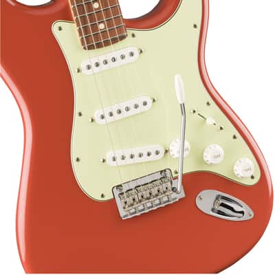 Fender Limited Edition Player Stratocaster Electric Guitar, Pau Ferro Fingerboard, Fiesta Red image 2