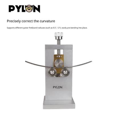 PYLON 3434 Fret Wire Bender – Silver Aluminum Guitar Fret Tool image 2