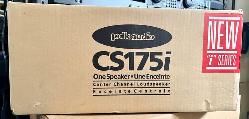NEW Polk Audio CS175i Center Channel Speaker Black image 1