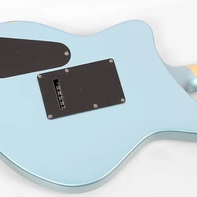 D'Angelico Premier Series Bedford SH Limited-Edition Electric Guitar With Tremolo - Ice Blue Metallic image 4
