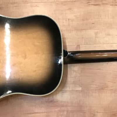 Vintage Grammer Johnny Cash Signature G50 Model Acoustic Guitar 1969 Sunburst image 3