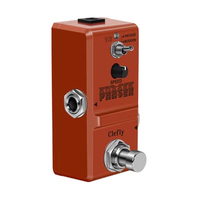 CLEFLY LEF-313 Guitar Analog Phaser Pedal Vintage/Modern Modes Mini Size For Electric Guitar Bass True Bypass image 5