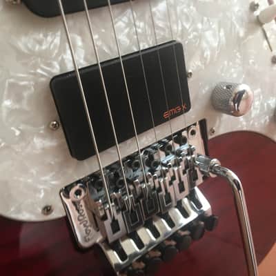 2009 ESP Edwards Snapper E-SN-145FR Quilted Black Cherry Top
