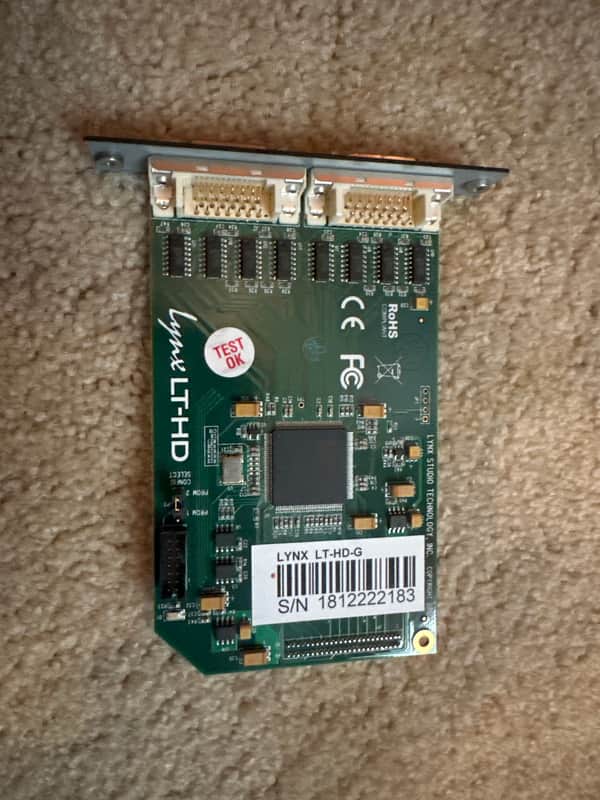 Lynx LT-HD Pro Tools DigiLink LSlot Expansion Card