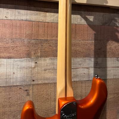 Fender American Deluxe Stratocaster V-Neck with Maple Fretboard 2004 - Candy Tangerine image 10