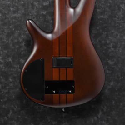 Ibanez SR Bass Workshop 5 String Electric Bass - Fretless - Brown Burst Flat (SRF705BBF) image 4