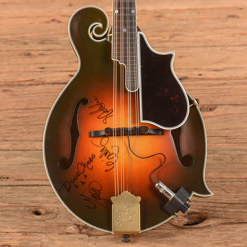 Gibson F5 Mandolin 2000s Signed by Dixie Chicks Sunburst 2000s - Zac Brown image 1