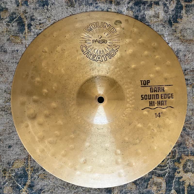 Paiste 14" Sound Creation Dark Sound Edge Hi-Hat Cymbals (Pair) image 1