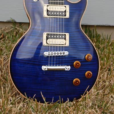 Warmoth Single Cut 2008 Transparent Blue image 9