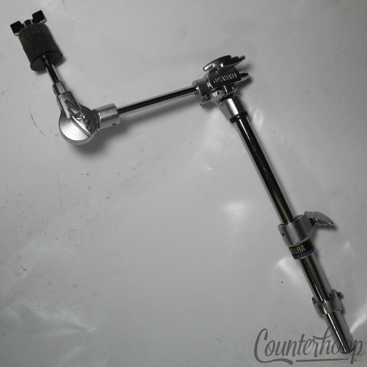 Yamaha CH750 Short Boom Arm Cymbal Holder Hideaway Chrome Stand Mount — main photograph
