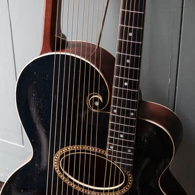 1914 Gibson Style U Harp Guitar image 5
