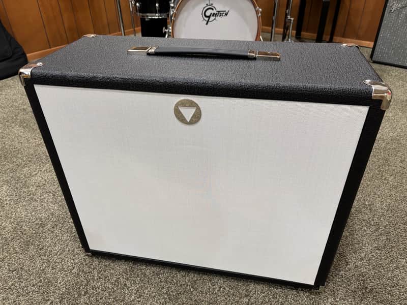 VBoutique USA V-Cab 1x12 (empty) 2024 - Rough Black Tolex/White Grill Cloth image 1