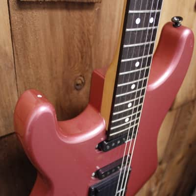 1980s LEFTY Charvel Model-3 Burgundy Mist image 2