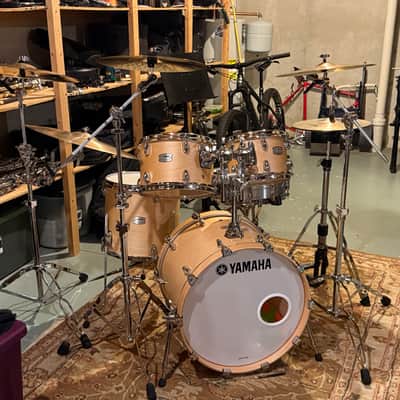 Yamaha TMP0F4 Tour Custom 20x15/14x13/12x8/10x7" 4pc Shell Pack 2020 - Present - Butterscotch Satin image 1