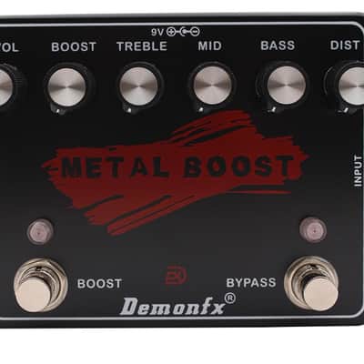 Demon FX Tone Mallet Bass PreAmp Boost/OD with DI Fast US Ship