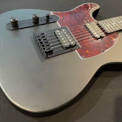 Harley Benton TE-20HH LH SBK Matte Black Tele - Dual Humbuckers - LEFTY - image 3
