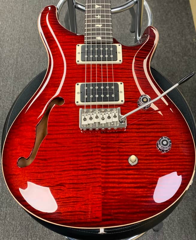 PRS CE 24 Semi-Hollow - 2023 - Fire Red Burst image 1