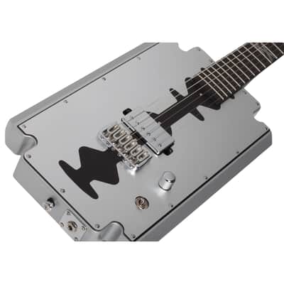 Schecter Machine Gun Kelly Razor Blade - Metallic Silver image 5