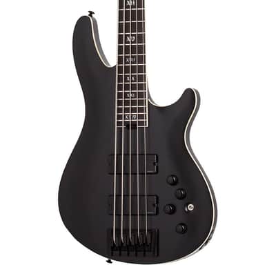 Schecter SLS Elite-5 "Evil Twin" 5-String Bass - Satin Black - Open Box image 1