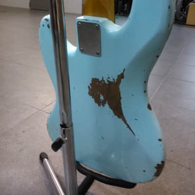 Rittenhouse Guitars '60 Custom shop jazz bass 2010 Light Blue image 4