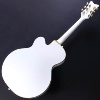 GRETSCH USED Synchromatic Falcon Hollow Body Single-Cut with Bigsby (Snowcrest White) image 6