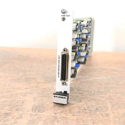 Studer 8-Channel Analog Line Out Card for D21m & D23m Modular I/O System CG01HAY image 1