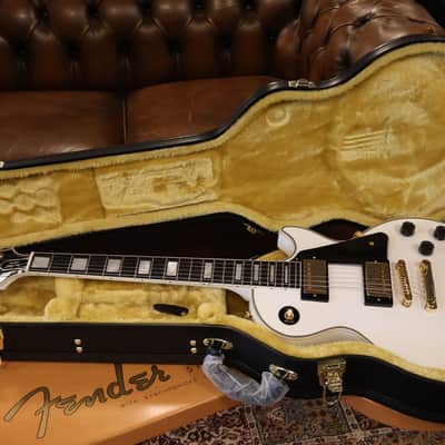 Epiphone Inspired By Gibson Custom Les Paul Custom (Incl Hard Case) Alpine White image 8