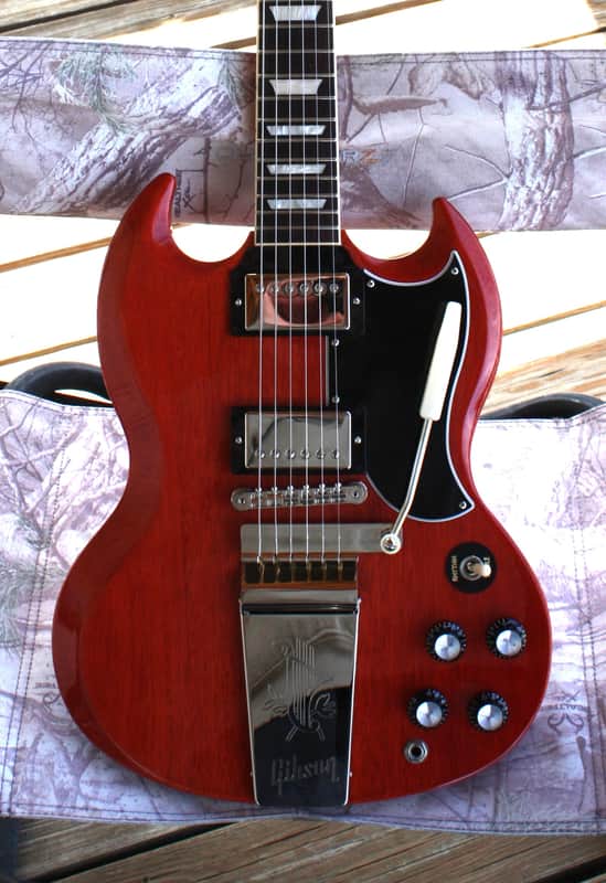 Gibson SG Standard '61 w/ Maestro Vibrola 2022 Gibson Demo Shop Guitar Vintage Cherry