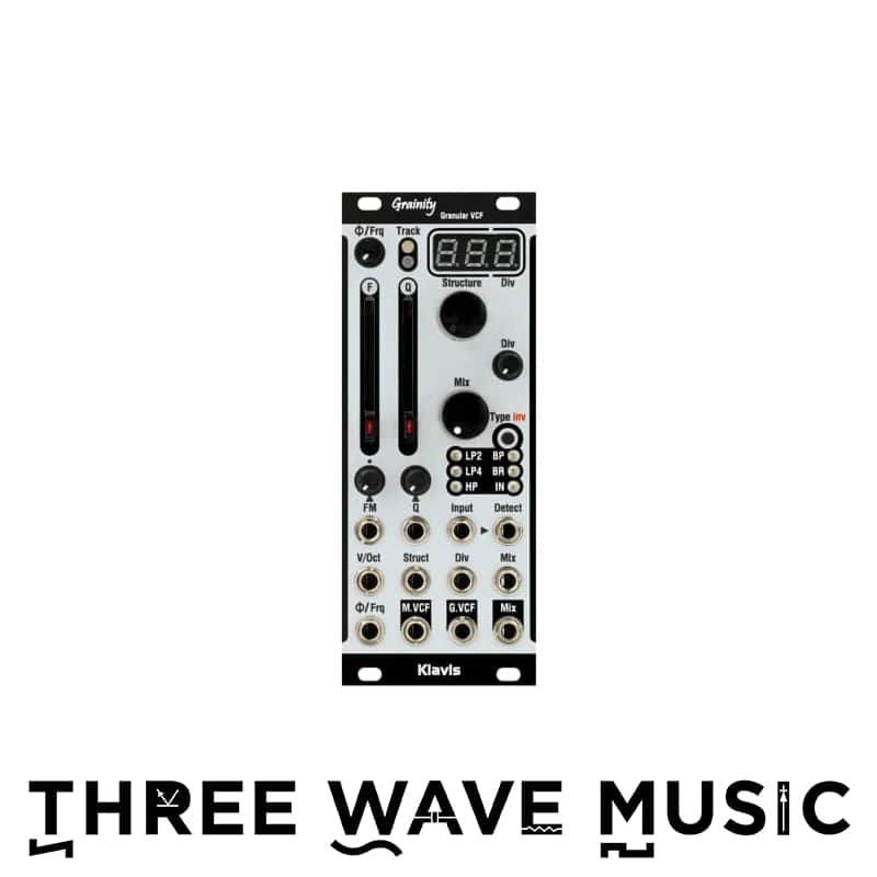 Klavis Grainity (Silver) - Digitally-controlled full-analog granular + multimode VCF [Three Wave Music] image 1