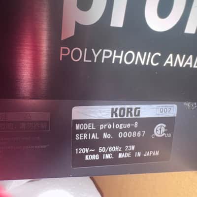 Korg Prologue 8 Polyphonic 49-Key 8-Voice Analog Synthesizer 2018 - Present - Black/Wood image 5