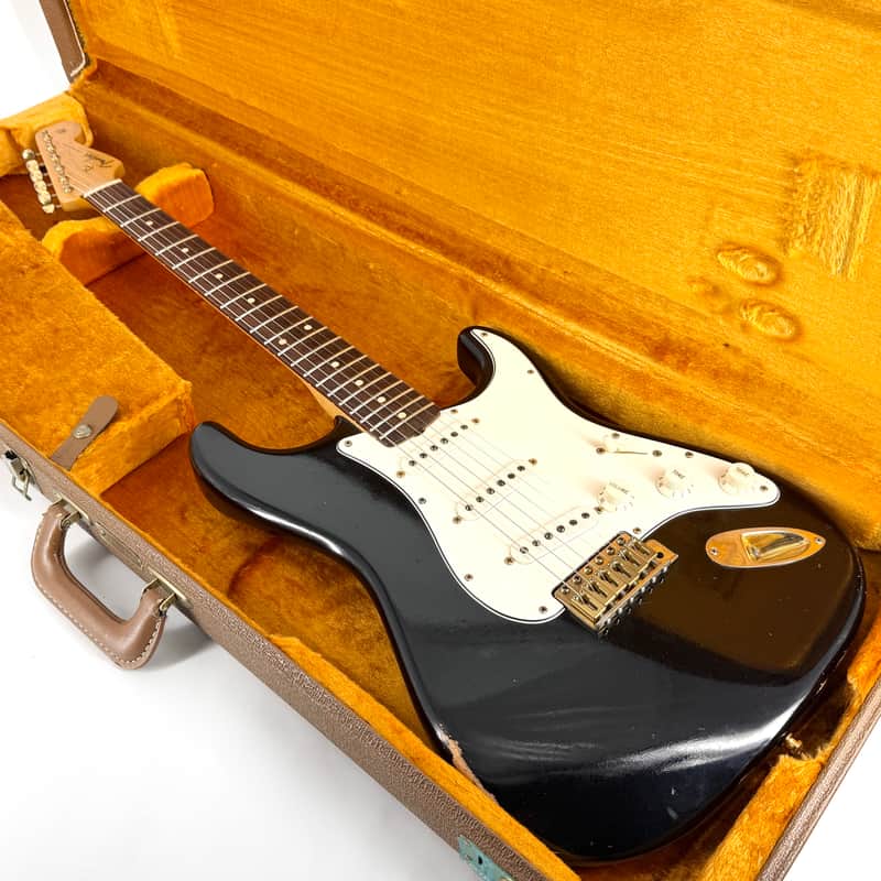 2004 Fender Custom Shop 1960 Stratocaster Relic – Black image 1