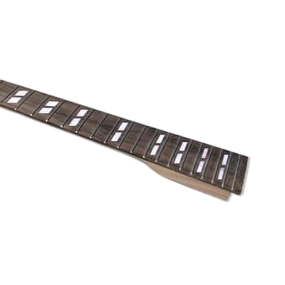 22Fret Mahogany Guitar Neck 25.5inch Rosewood Fretboard nice Inlay Bolt On image 5